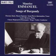 Maurice Emmanuel, Songs of Burgundy